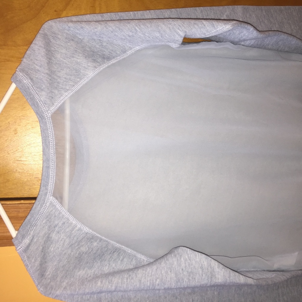 Abercrombie Fitch sheer back sweatshirt